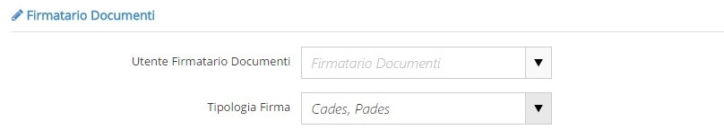 4. Firmatario documenti