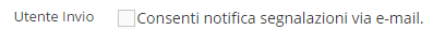 7. Consenti invio notifica segnalazioni