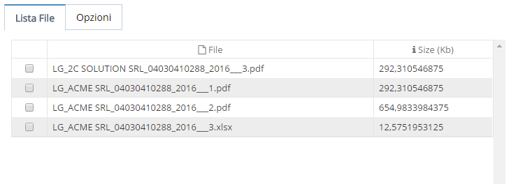 4. Griglia documenti